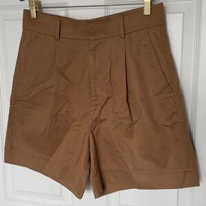 Everlane Women's High Waist Shorts - Brown